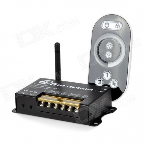 2.4ghz wireless 1-channel 16a light led dimmer switch controller touch remote controller (dc12v~24v )