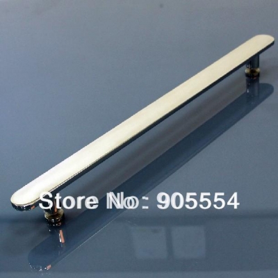 600mm chrome color 2pcs/lot solid 304 stainless steel household furniture glass door handle