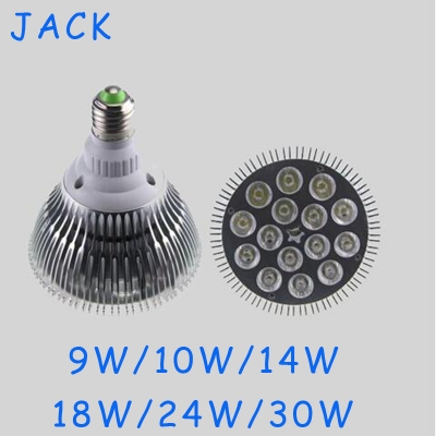 dimmable led bulb par38 par30 par20 85-240v 9w 10w 14w 18w 24w 30w 36w e27 par 20 30 38 lighting spot lamp light downlight 50