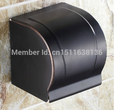 modern wall mounted bathroom oil rubbed bronze toilet paper holder paper box