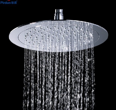 whole &retail round abs chrome rain shower head bathroom shower accessary ultrathin design 1/2" thread d10502