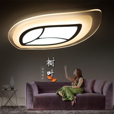 2016 modern fashion simple ultra-thin led leaf pmma wall lamp bedroom minimalism creative wall lamp