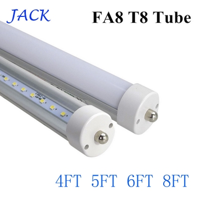 50pcs t8 4ft 5ft 6ft 8ft led tube lights single pin fa8 led lights 28w 34w 39w 45w led fluorescent tubes light ac 110-277v