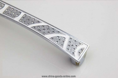 96mm fashion crystal handle for cabinet, crystal pull for drawer, furniture hardware handle [Door knobs|pulls-136]