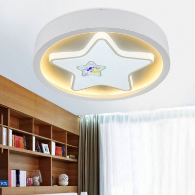 led ceiling light,cartoon girl boy child room lamps, star heart 36w high power led lights for bedroom balcony bathroom