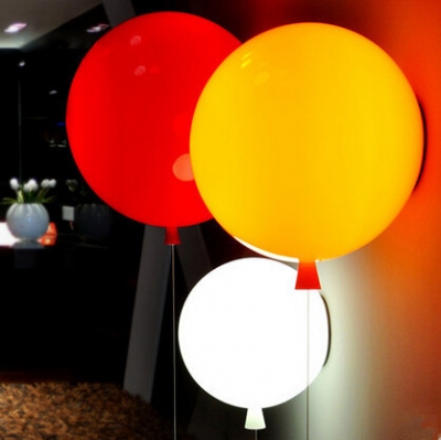 modern acrylic led wall lights,personality wall lamps for kids room bar dining room catering,colorful cute balloon wall sconce