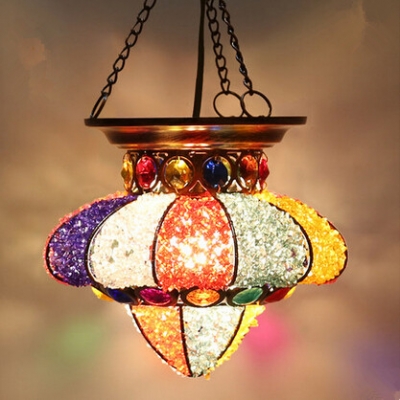 new southeast asia colorful special handmade led pendant lights hanglamp fixtures for cafe bar dinning home lightings luminaire