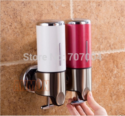 stainless steel wall-mounted soap dispenser sanitizer dispenser for bathroom & kitchen & el & hospital
