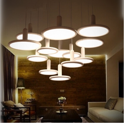 white simple modern led pendant lights fashion hanging lamp fixtures for bar living dining room cafe lamparas colgantes