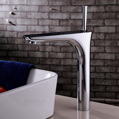 whole and retail chrome finish bathroom faucet bathroom basin mixer tap with and cold water 805-22