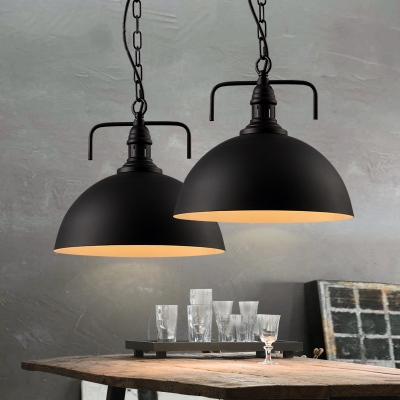 1 pieces retro industrial style pendant light lamp e27 hanging light, restaurant bar living room bedroom lighting