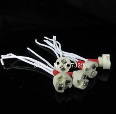 100pcs, mr16 lamp holder mr11 gu5.3 g4 lamp holder halogen led bulbs holder base socket wire connector