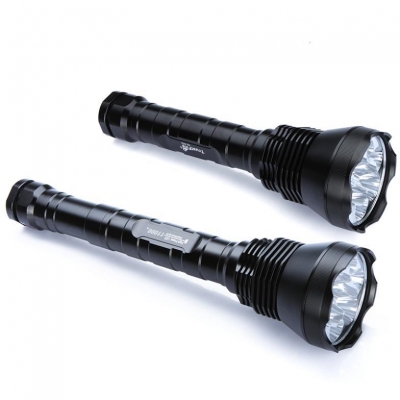 1pc super bright 11000lm trustfire led flashlight torch 9 * cree xm-l t6 5 switch modes outdoor flash light