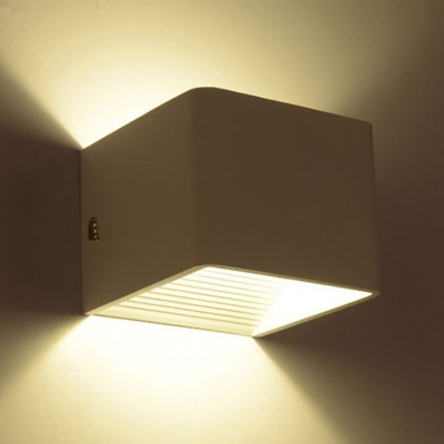 2016 fashion new modern led aluminium pmma adjustable 5w 10w wall lamp light down & up wall light