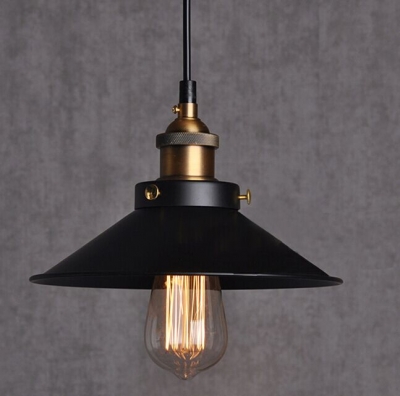 3pcs/lot rh loft vintage copper base edison iron shade industrial pendant lamp light lighting e27/e26 110v/220v