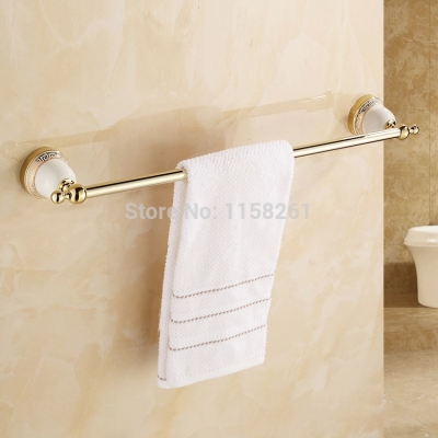 (60cm)single towel bar,towel holder,solid brass made,gold finished,bath products,bathroom accessories 5610