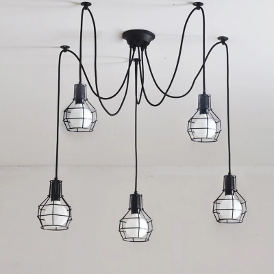 classic decorative loft pendant light retro spider pendant lamp e27 90v-260v dining room/bedroom home lamps and lanterns