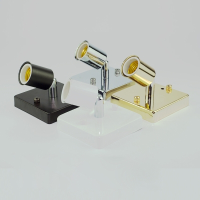 e27 lamp holder ac 90-260v high temperature resistance ceramic 100mm square lamp holder diy lighting accessories