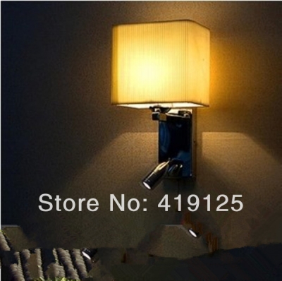 led reading lamp ofhead pullswitch rocker arm retractable wall lamp