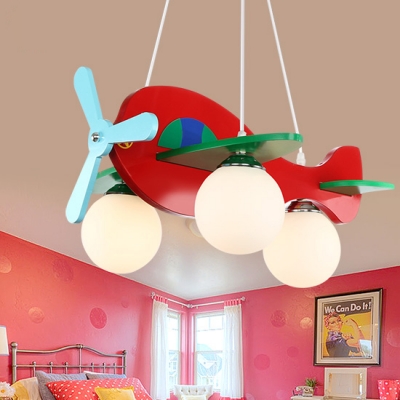 modern brief child real pendant light cartoon aircraft shape pendant lamps for kids' bedroom lighting