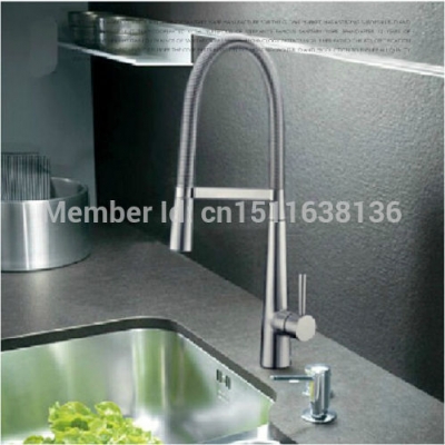 modern new deck mounted chrome brass kitchen faucet sink mixer tap