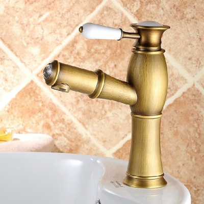 whole and retail promotion new deck mounted kitchen faucet pull out sprayer sink bathroom mixer tap st1216