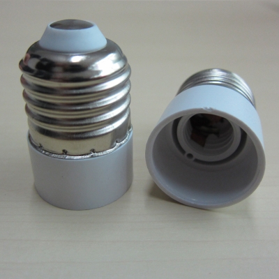 6pcs e27 to e14 light lamp bulbs adapter converter new led halogen cfl light bulb, lamp adapter lamp holder &