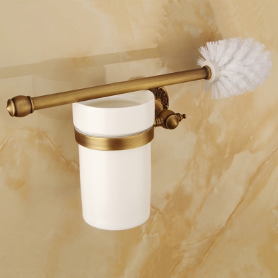 all copper bathroom toilet brush holder suits archaize toilet drink holder bathroom accessories toilet brush holder 6004f
