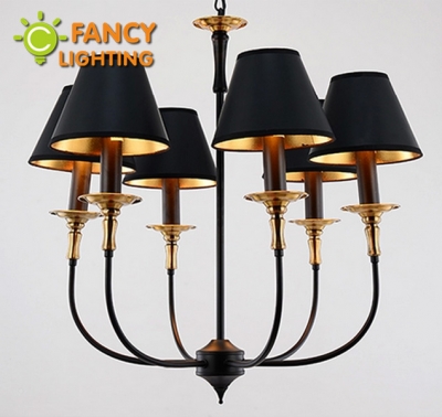 american-style sillage style vintage pendant lamps wrought iron chain pendant lamps for foyer/bed/din/liv room contracted lamps