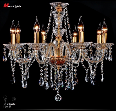 chandelier 8 lights fashion modern crystal lamp crystal chandelie light luxury lighting chandelier