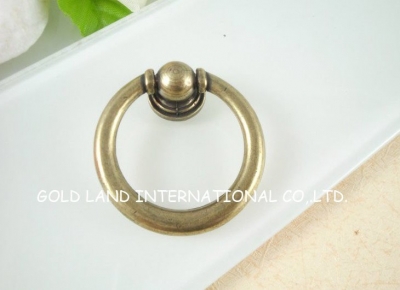 d40mmxh14mm bronzy zinc alloy ring knobs bedroom cabinet knobs
