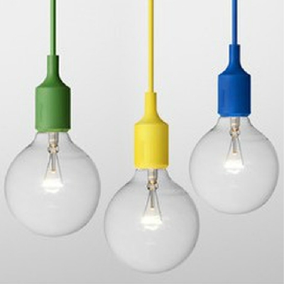 diy brief muticolor pendant light bulb decoration pendant light-excluded bulb,