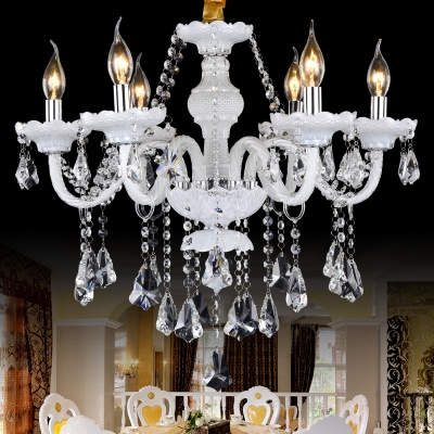 modern crystal chandeliers lighting lustre cristal luminaire moderne light fixtures dining room restaurant chandelier lights
