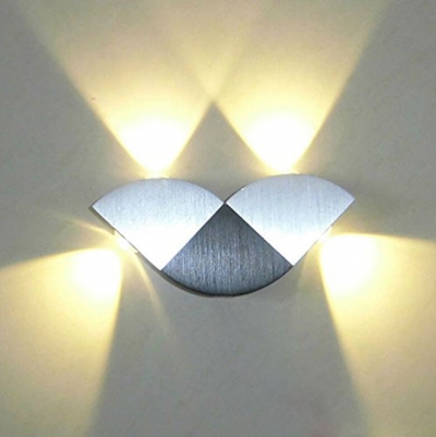 modern high power 4w butterfly led wall sconce light up/down led wall lamp fixture lamp wall-mounted indoor decoration light