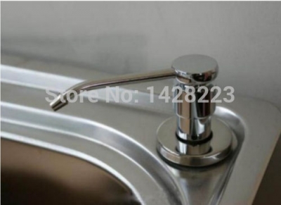 whole and retail deck mounted kitchen vessel liquid stainless steel soap dispenser 220ml