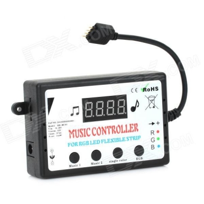 zndiy z-48 rgb led music controller for rgb led flexible strip (12v)
