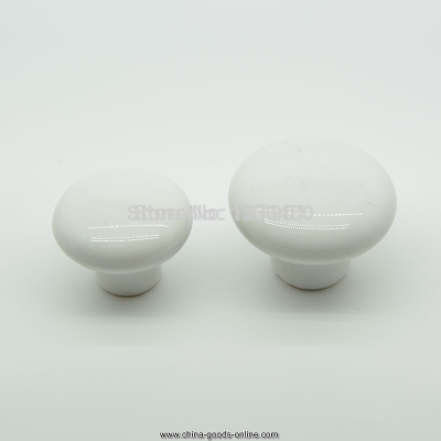 10pcs 504 small bright finish white round ceramic knobs and pulls 28g for cabinet kitchen cupboard drawers and dressers