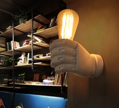 creative personality fist wall lamp modern simple aisle bedroom bedside lamp stairs wall light