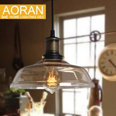 glass pendant light clear color ,amber color,grey color for choose vintage glass pendant lamps edison pendant lights 110v 220v