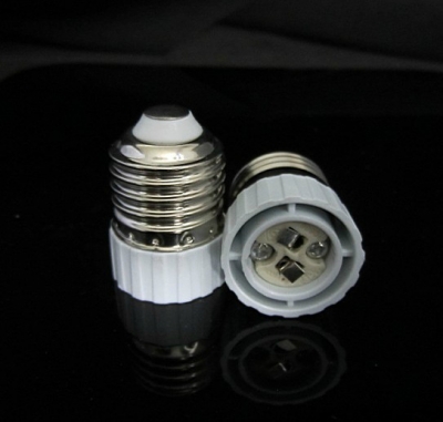 100pcs/lot e27 to mr16 base led light lamp bulbs adapter converter new