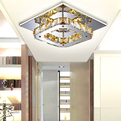 8w led ceiling lights for living room modern square led crystal lights lustre led ceiling bedroom restaurant corridor lighting