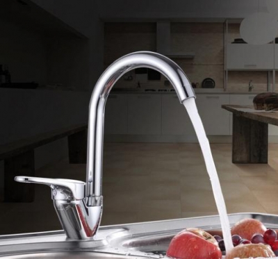 deck mounted and cold water kitchen mixer faucet