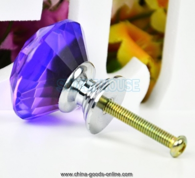 new 30mm clear crystal glass kitchen cabinet knobs and handles dresser cupboard door knob pulls hardware 51