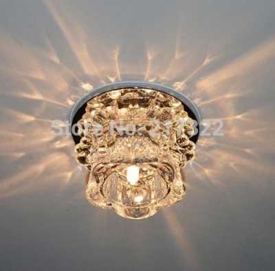 new modern crystal 3w led ceiling light fixture led indoor light led ceiling white light 0248