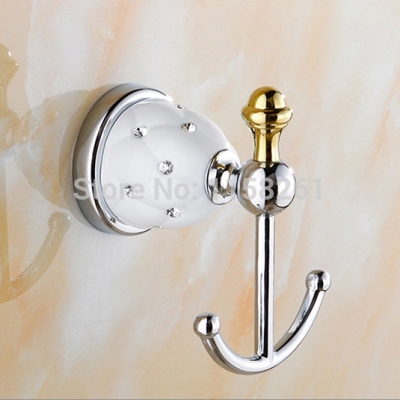 robe hook,clothes hook,solid brass construction chrome finish bath hardware accessory home decoration 5101