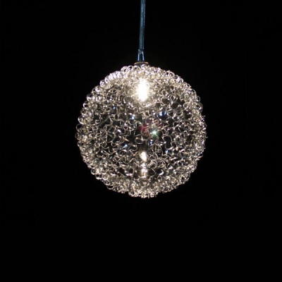 s new one light modern aluminium wire ball pendant lights,
