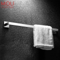 stainless steel single towel bar square towel rack in the bathroom wall mounted towel holder bathroom accessories