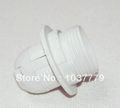 10pcs/lot ivory simple e27 fitting lamp holder