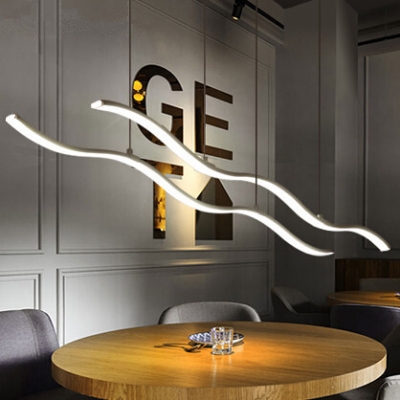 beautiful art decoration acrylic led pendant lights fashion hanging lamp fixtures for cafe living dining room lamparas colgantes
