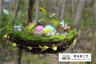 bird nest, garden ornament